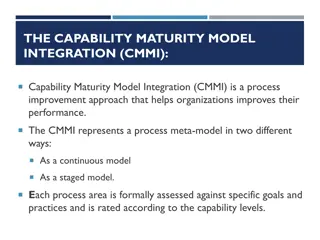 The Capability Maturity Model Integration (CMMI) for Process Improvement