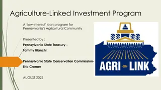 Pennsylvania's Agriculture-Linked Investment Program Overview