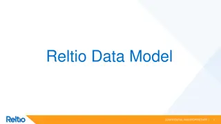 Understanding Reltio Data Model and Architecture