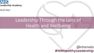 Exploring Leadership Through the Lens of Health and Wellbeing