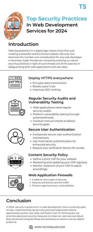 Top Security Practices in Web Development Services for 2024