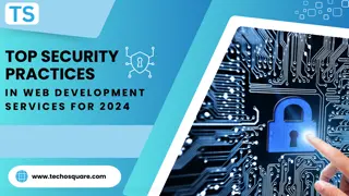 Top Security Practices in Web Development Services for 2024