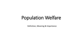 Understanding Population Welfare: Definition, Meaning, and Importance