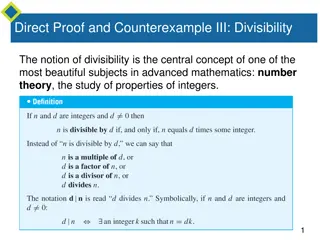 Divisibility in Number Theory