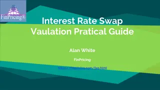 Practical Guide to Interest Rate Swap Valuation by Alan White