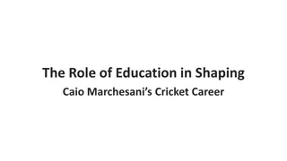 The Scholar Cricketer: Caio Marchesani’s Educational Impact on His Game