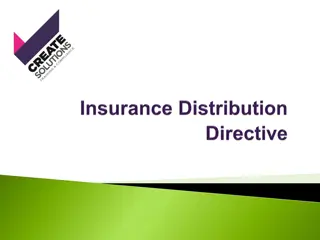 The Insurance Distribution Directive (IDD) Changes