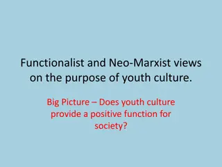 Perspectives on Youth Culture Through Functionalist and Neo-Marxist Views