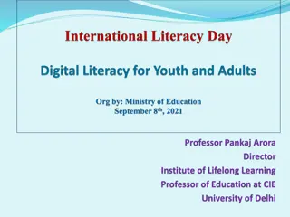 Digital Literacy in Education and Everyday Life