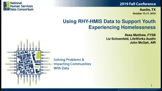 Leveraging RHY-HMIS Data for Youth Experiencing Homelessness