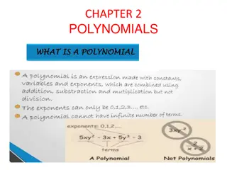 Polynomials: Types, Degrees, and Zeroes