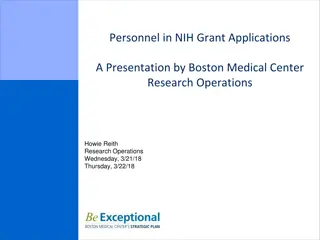 NIH Personnel Roles in Grant Applications