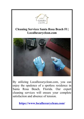 Cleaning Services Santa