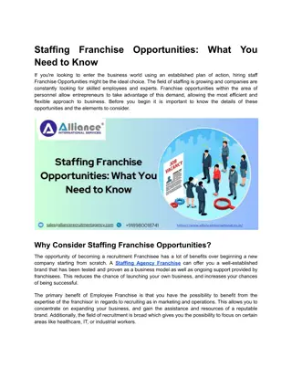 Staffing Franchise Opportunities_ What You Need to Know