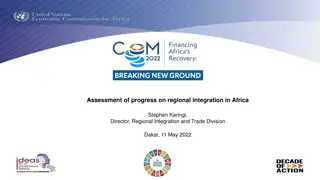 Assessment of Progress on Regional Integration in Africa: Key Messages and Recommendations