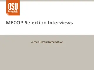 Mastering MECOP Selection Interviews: Tips for Success