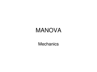 MANOVA: Mechanics and Applications