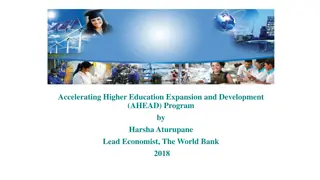 Accelerating Higher Education Expansion and Development (AHEAD) Program in Sri Lanka