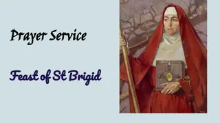 Feast of St. Brigid - Reflection and Blessing Ceremony