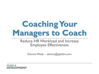 Coaching Your Managers to Reduce HR Workload and Increase Employee Effectiveness