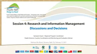 Enhancing Coastal Spatial Systems and Database Management for R2R Investments