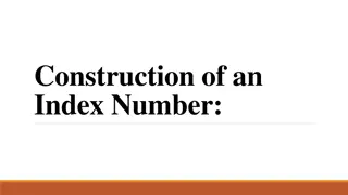 Methods of Constructing Index Numbers