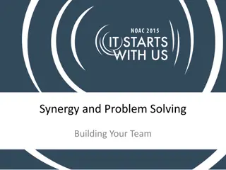 Building Synergy Through Value-Based Leadership: A Guide to Problem-Solving and Team Development