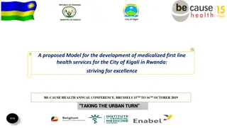 Proposed Model for Medicalized First-Line Health Services in Kigali