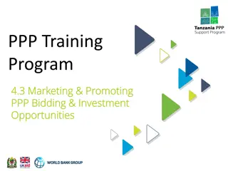 PPP Training Program: Marketing, Promotion, Bidding & Investment Opportunities