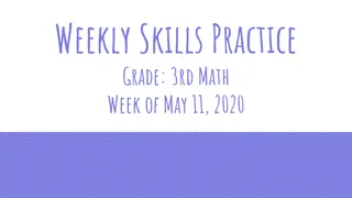 Weekly Skills Practice: 3rd Grade Math Problems - Week of May 11, 2020