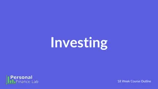 Investing 18-Week Course Overview