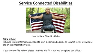 Guide to Filing a Service Connected Disability Claim