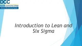 Enhancing Efficiency with Lean and Six Sigma Practices