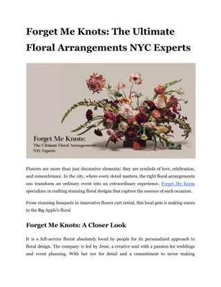 Forget Me Knots_ The Ultimate Floral Arrangements NYC Experts