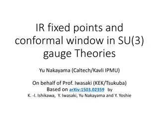 Conformal Window in SU(3) Gauge Theories: IR Fixed Points and Scaling Hypothesis