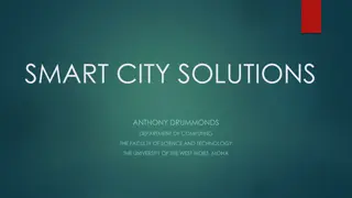 Smart City Solutions and Applications