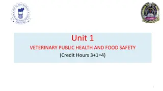 Veterinary Public Health and Food Safety: Ensuring Safe Consumption