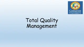 Food Safety and Quality Management in the Food Industry