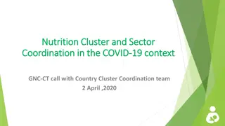 COVID-19 Impact on Nutrition Sector and Global Response Plan Overview