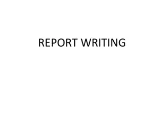 Mastering Academic and Research Report Writing