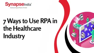 7 Key RPA Applications in Healthcare You Should Know