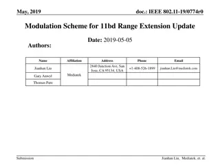 Modulation Schemes for IEEE 802.11bd Range Extension