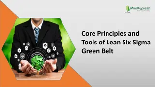 Core Principles and Tools of Lean Six Sigma Green Belt