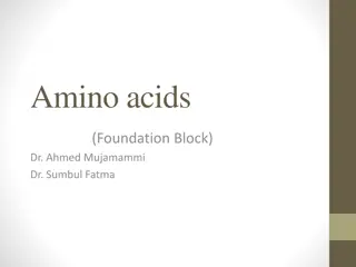 Amino Acids: Structure, Properties, and Classification