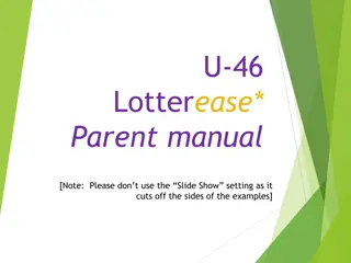 Lotterease Parent Manual: How to Register and Log In