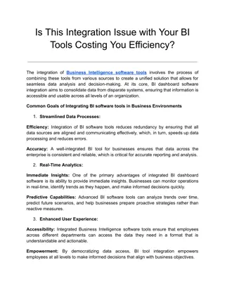 Is This Integration Issue with Your BI Tools Costing You Efficiency_