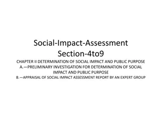 Understanding Social Impact Assessment Process