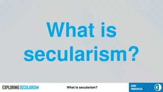 Secularism: Balancing Freedom of Religion