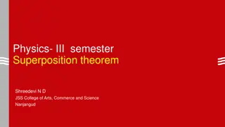 Superposition Theorem in Electrical Circuits