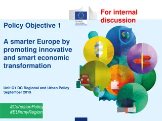 Smarter Europe: Cohesion Policy for Innovation and Economic Transformation